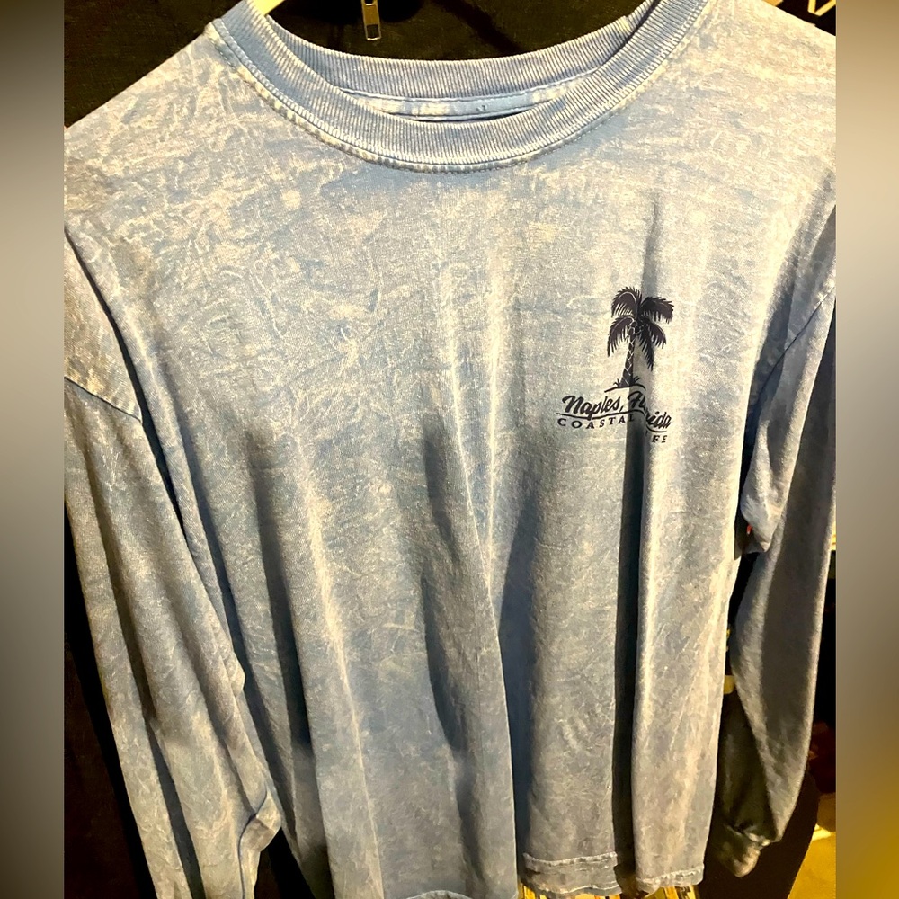 Yesterday’s boutique design Naples Florida beach tropical style L/S shirt medium